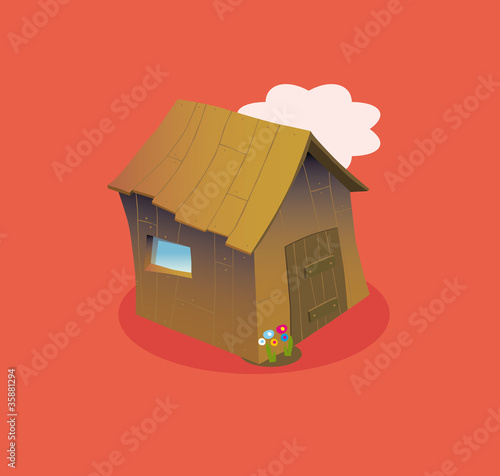 Little wood house