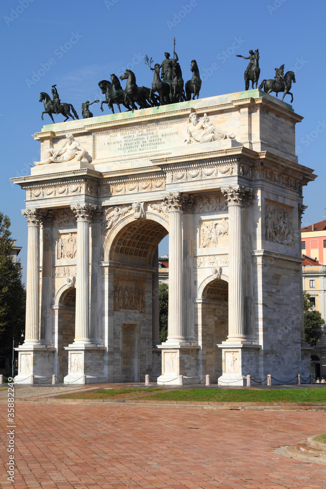 Obraz premium Milano - Arch of Peace
