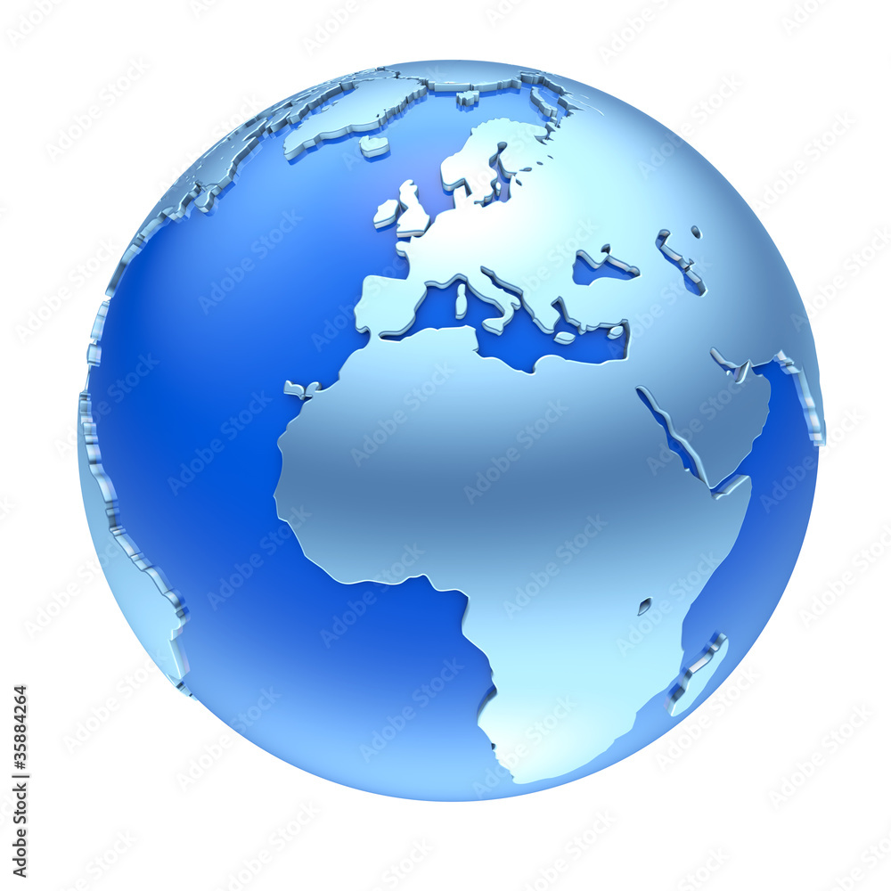 Erdball und internationales Business Erdball und internationales Business