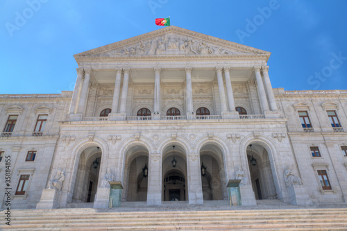 Obraz na płótnie Parliament building, Lisbon, Portugal w salonie