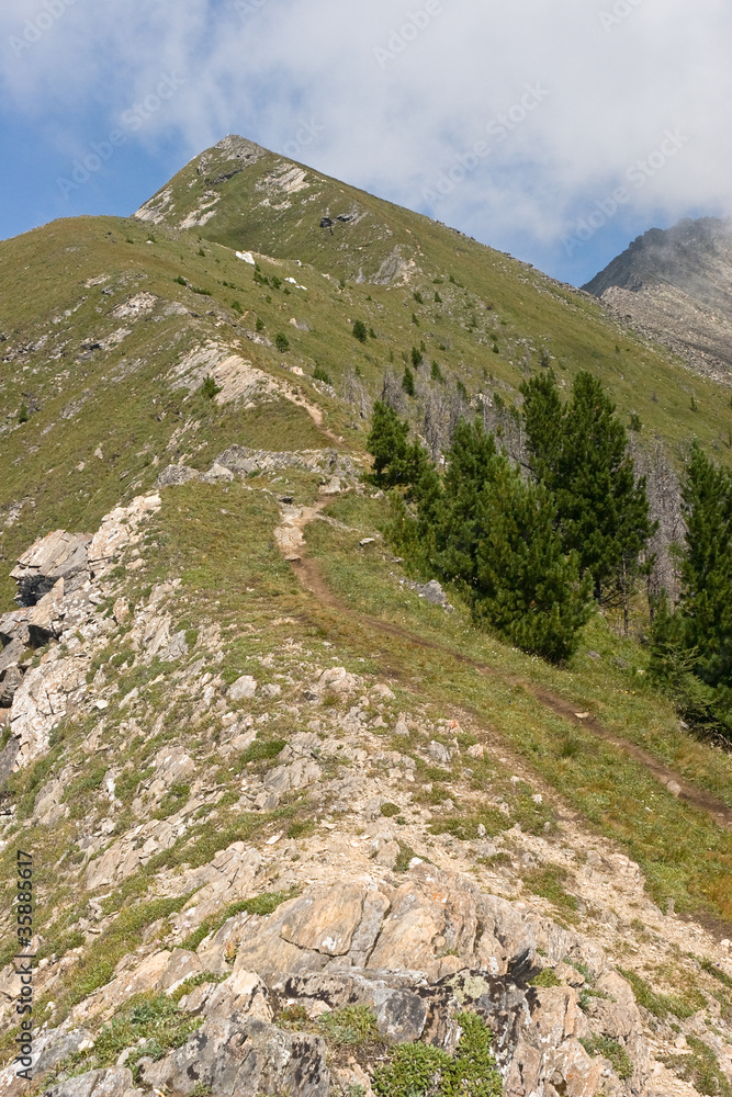 Obraz premium Саяны, предгорья. Пик любвви. В районе посёлка Аршан.