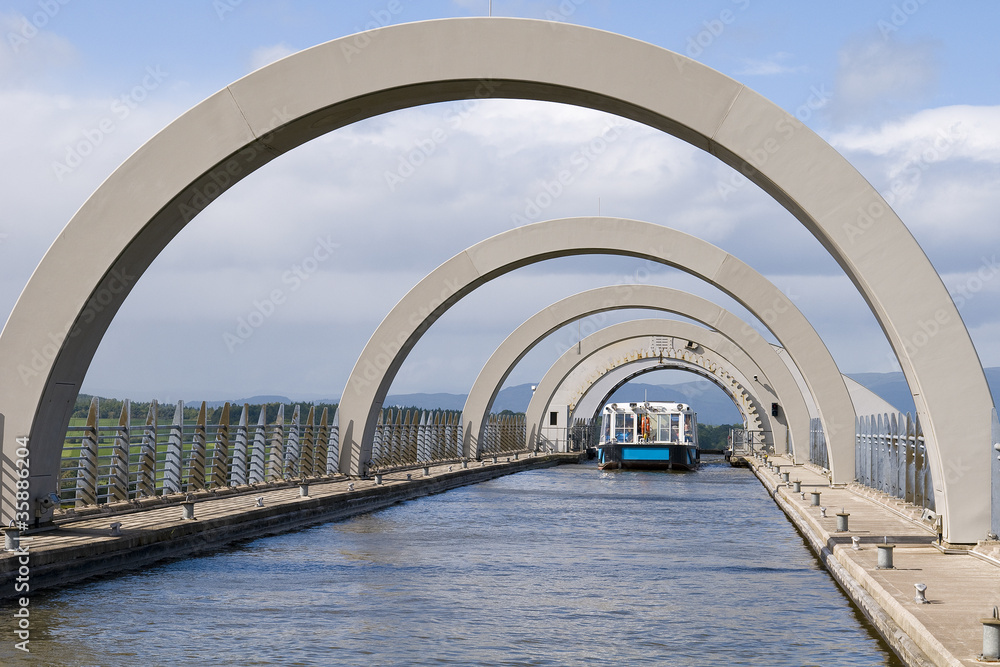 Fototapeta premium Falkirk Wheel, Scotland