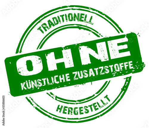 Stempel ohne künstliche Zusatzstoffe
