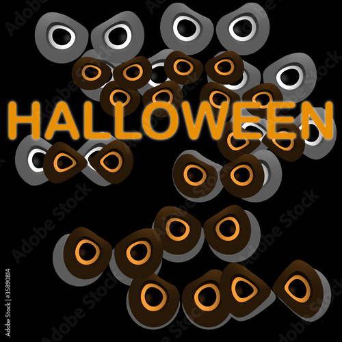 Halloween - evil eyes