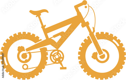 Simplified mountain bike