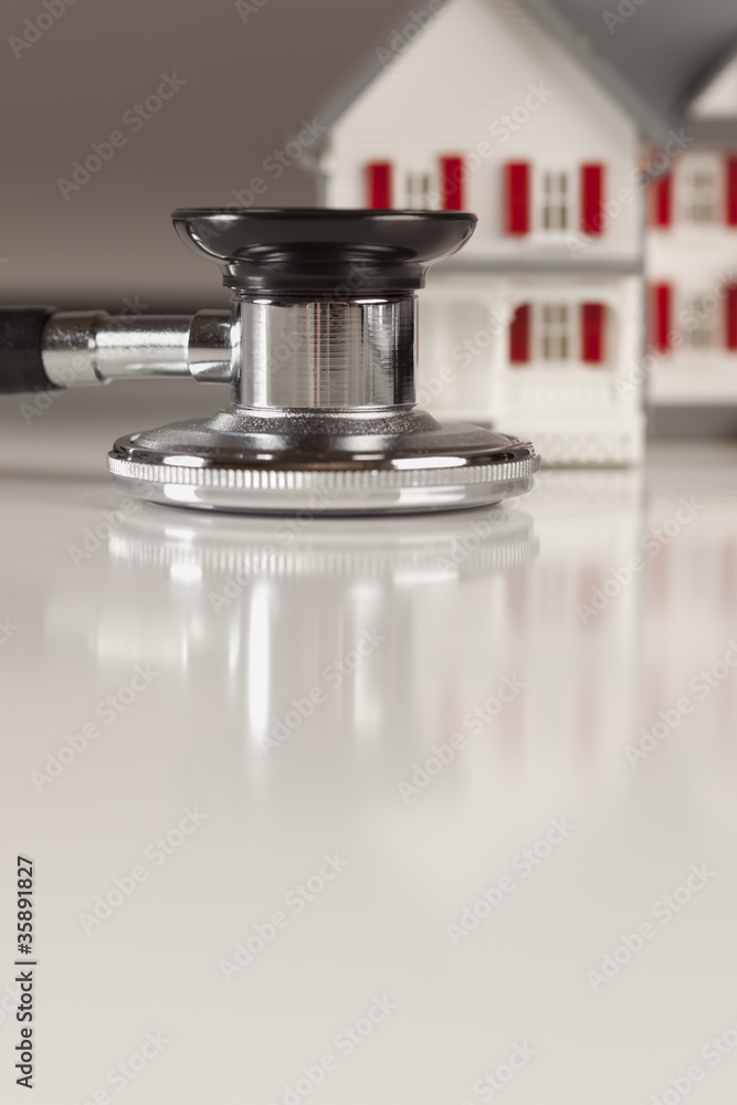 Stethoscope with Small Model Home Stethoscope with Small Model Home