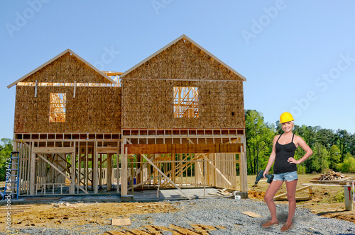 Female Construction Worker © Rob Byron