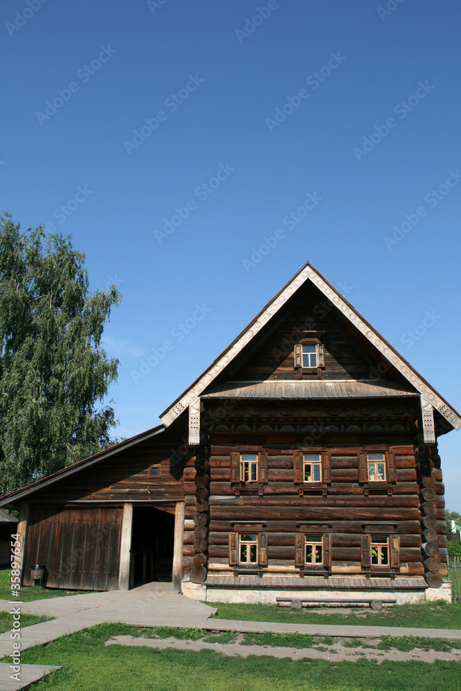 Old wooden house in Suzdal Russia Old wooden house in Suzdal Russia