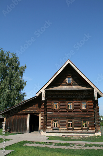 Old wooden house in Suzdal Russia