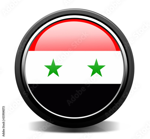 syria flag button