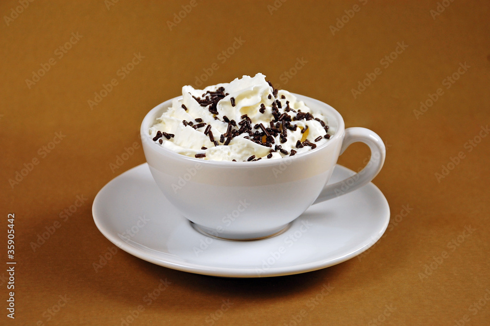 Cup of creamy hot cocoa Cup of creamy hot cocoa