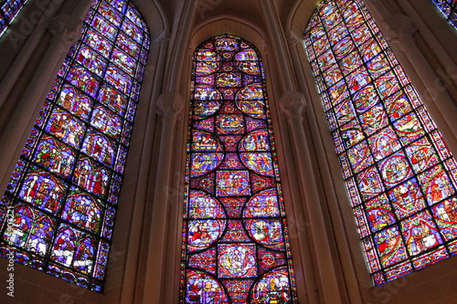Tableau sur toile Vitrail de la Cathédrale Notre-Dame de Chartres