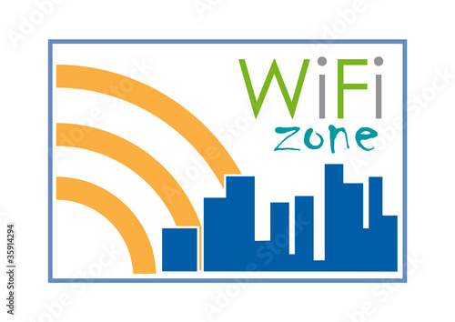 Logo WiFi Zone # Vector
