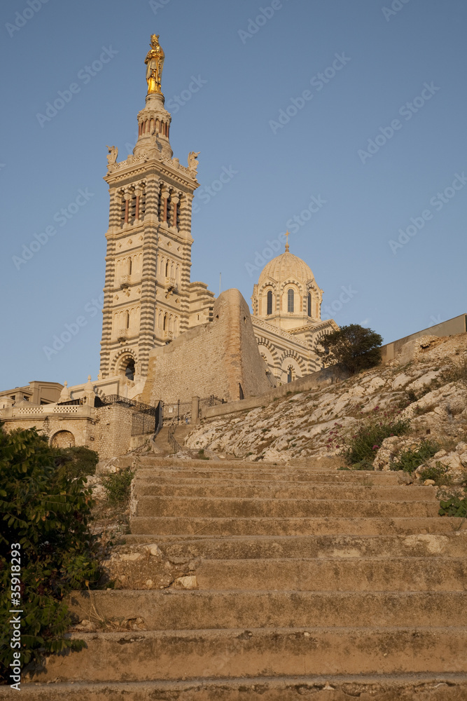 Notre Dame de la Garde Church, Marseilles; France