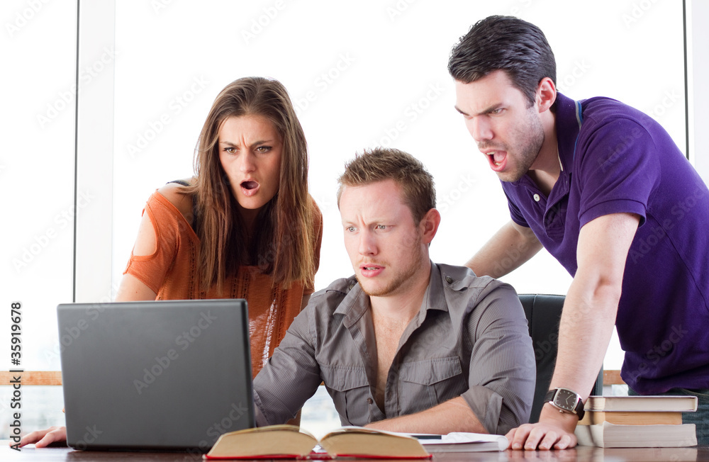 Shocked students Shocked students
