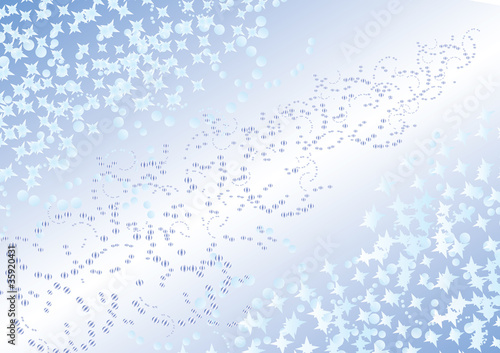 Abstract background with bubbles. Vector.