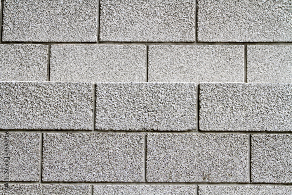 Naklejka premium sfondo di mattoni bianchi