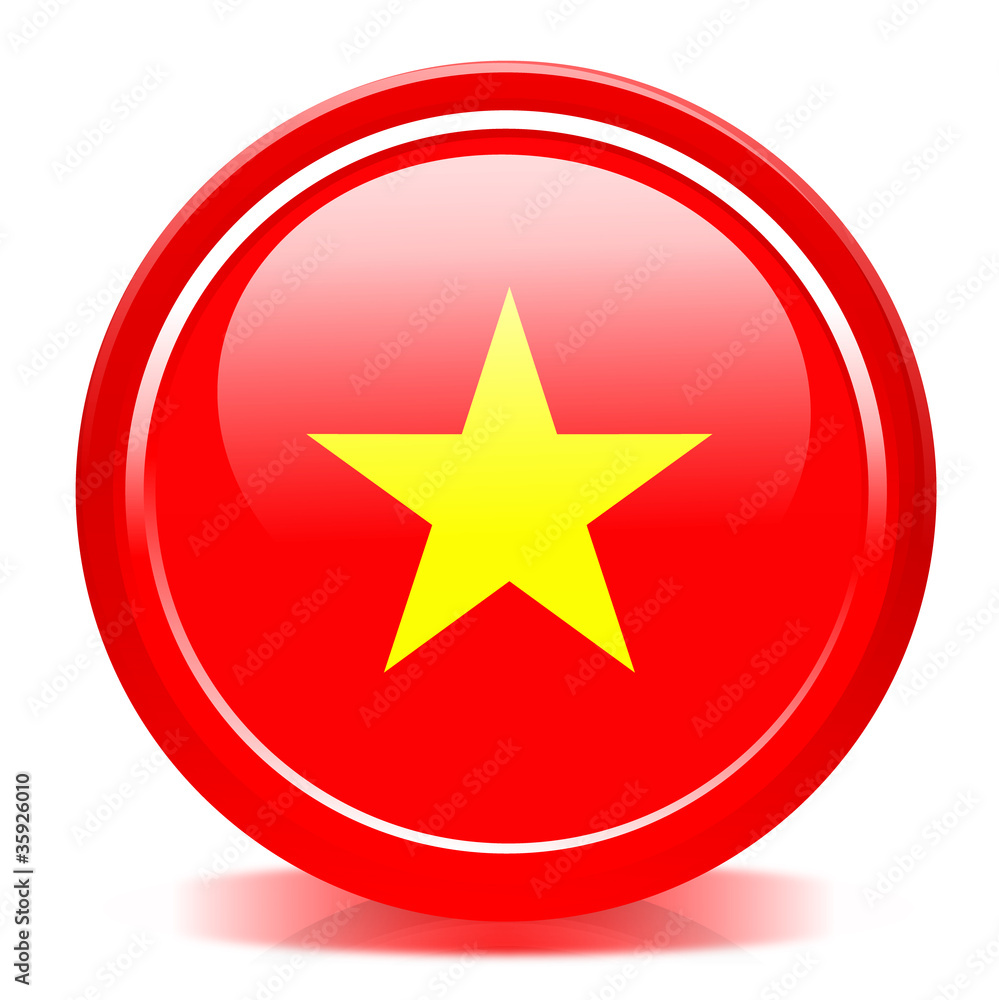 vietnam bayrağı butonu vietnam bayrağı butonu