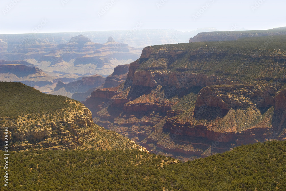 View over Grand Canyon Arizona USA