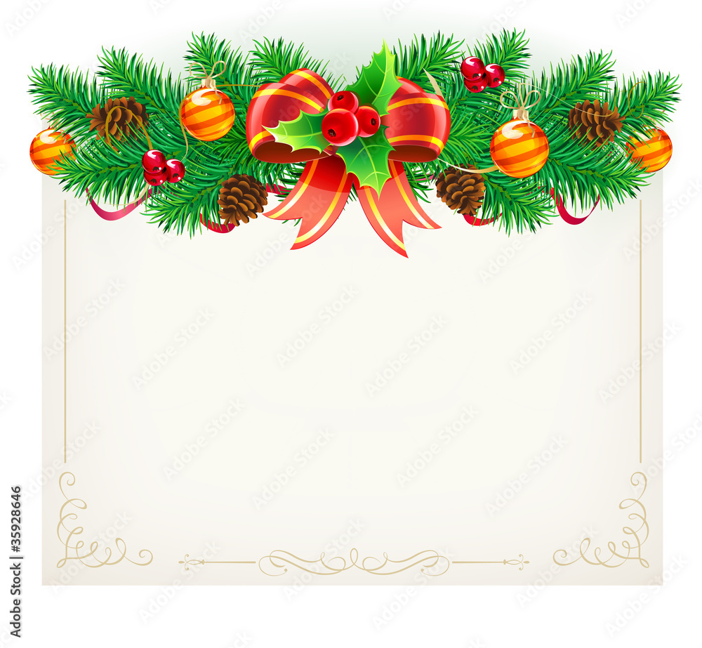 Christmas frame Christmas frame