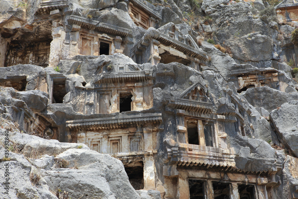 Naklejka premium Myra town