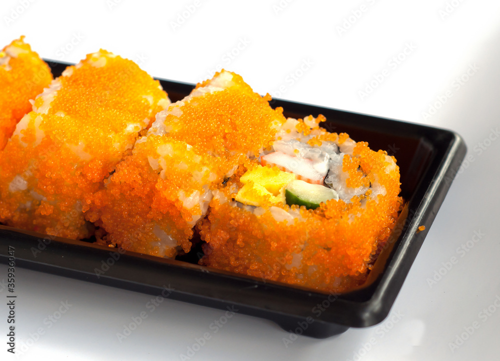 japanese sushi isolated