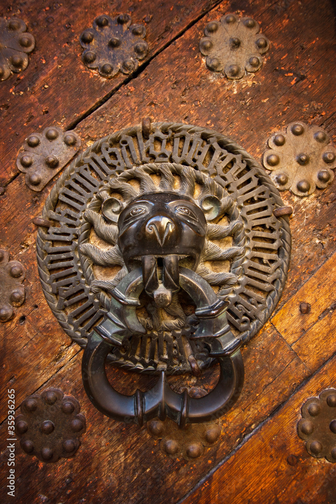 Ancient door knocker Ancient door knocker