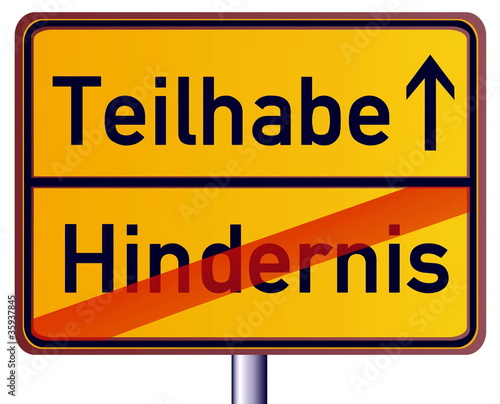 Teilhabe – Hindernis