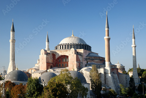 Obraz na plátne hagia sophia mosque in instanbul turkey