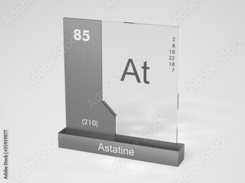 Astatine - symbol At
