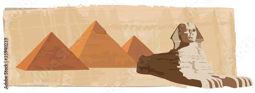 Sphinx and the Pyramids