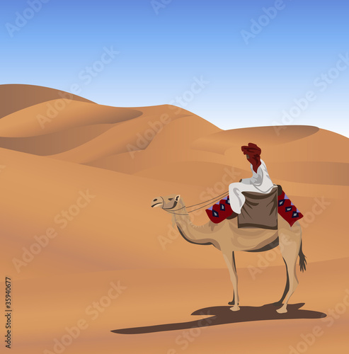 Bedouin and Camel