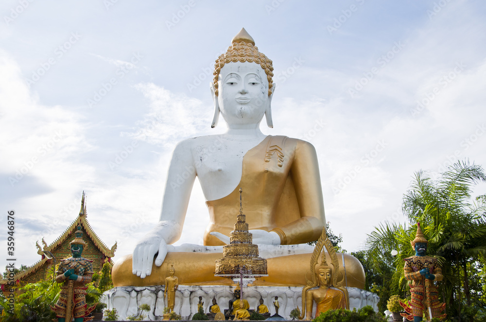 Big white Buddha