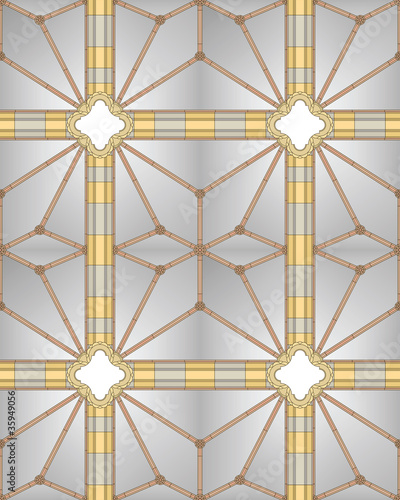 Medieval cathedral ceiling (seamless image)