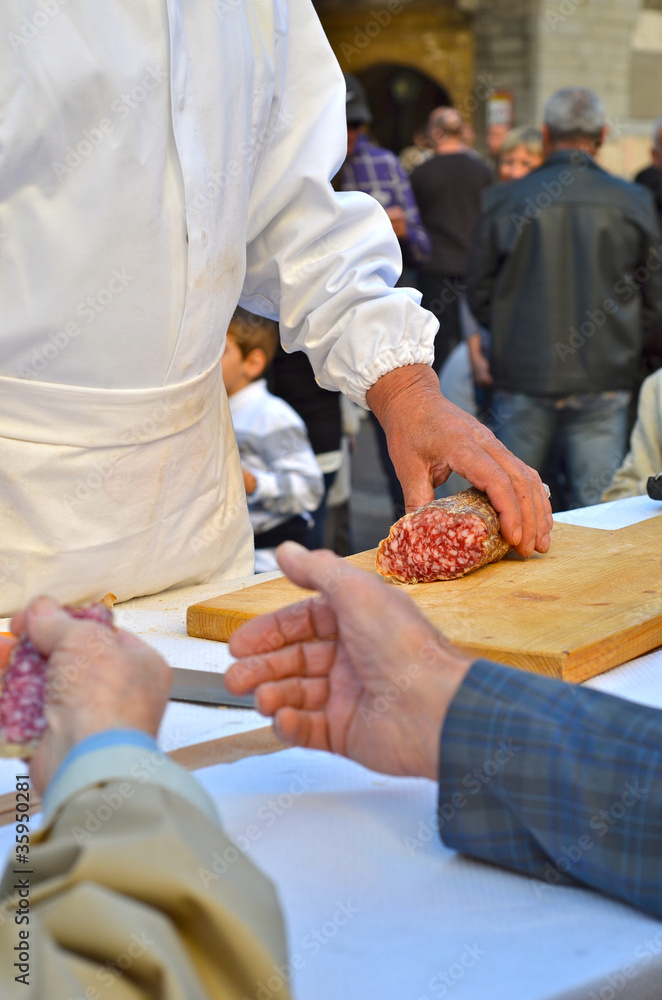 Obraz premium salame