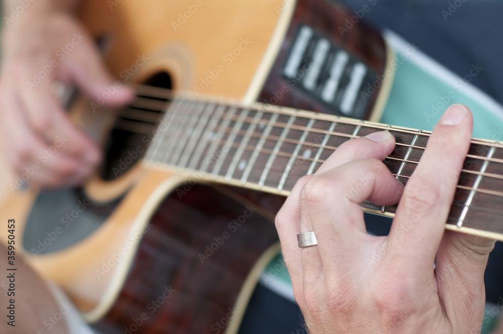 Fototapeta premium Guitar Player