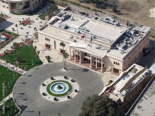 Gezira aerial view in sunny ambiance