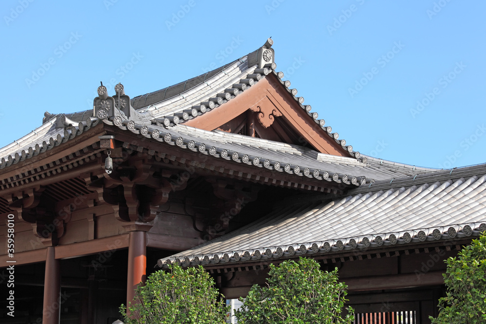 chinese temple roof