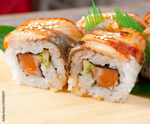 Japanese sushi maki