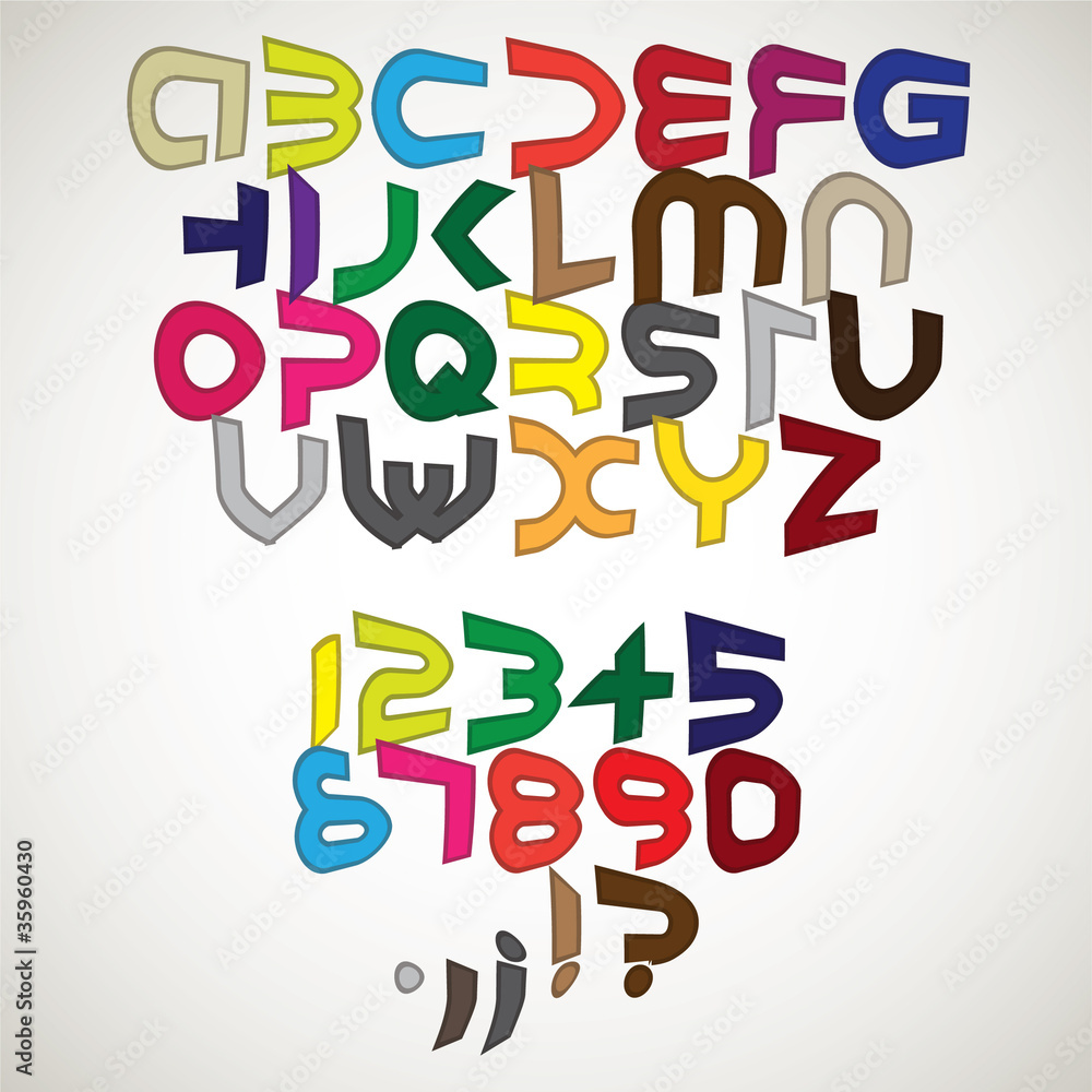 color alphabet