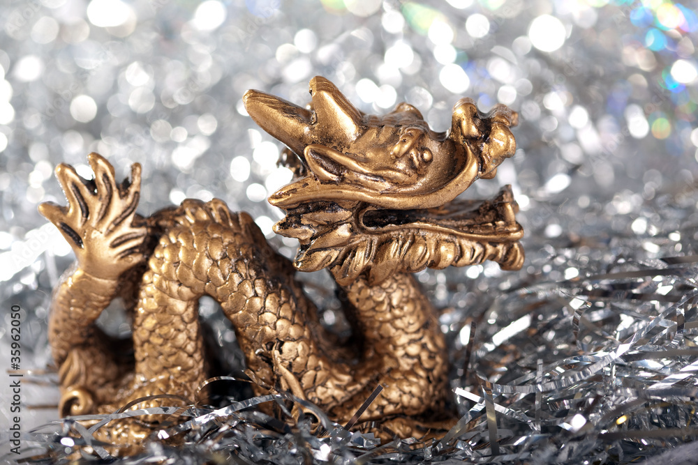 Fototapeta premium Dragon symbol of the year 2012