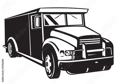 armored car viewed from front