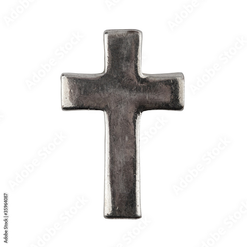Old grungy metal cross