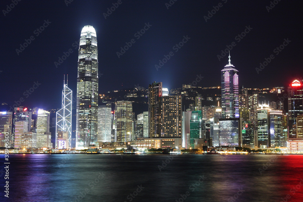 Fototapeta premium Hong Kong night