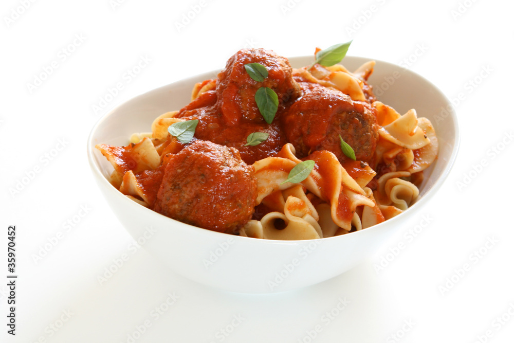 Pasta and Meatballs Pasta and Meatballs