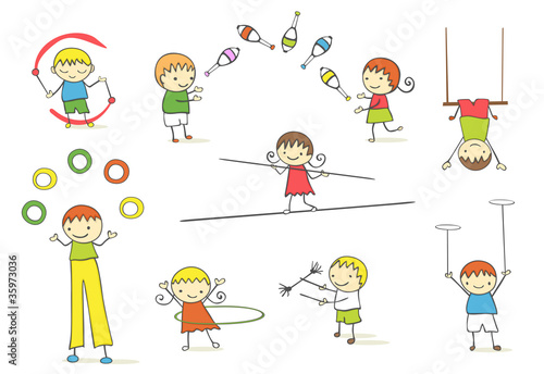 Juggling kids