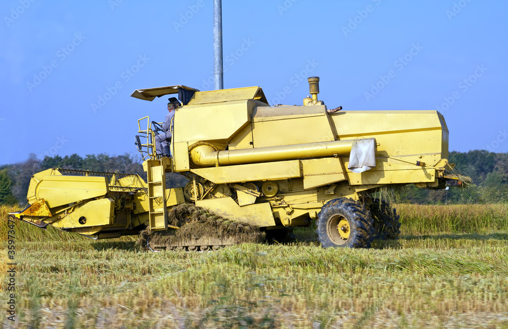 Obraz premium combine harvester