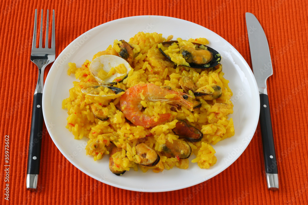 rice with seafood rice with seafood