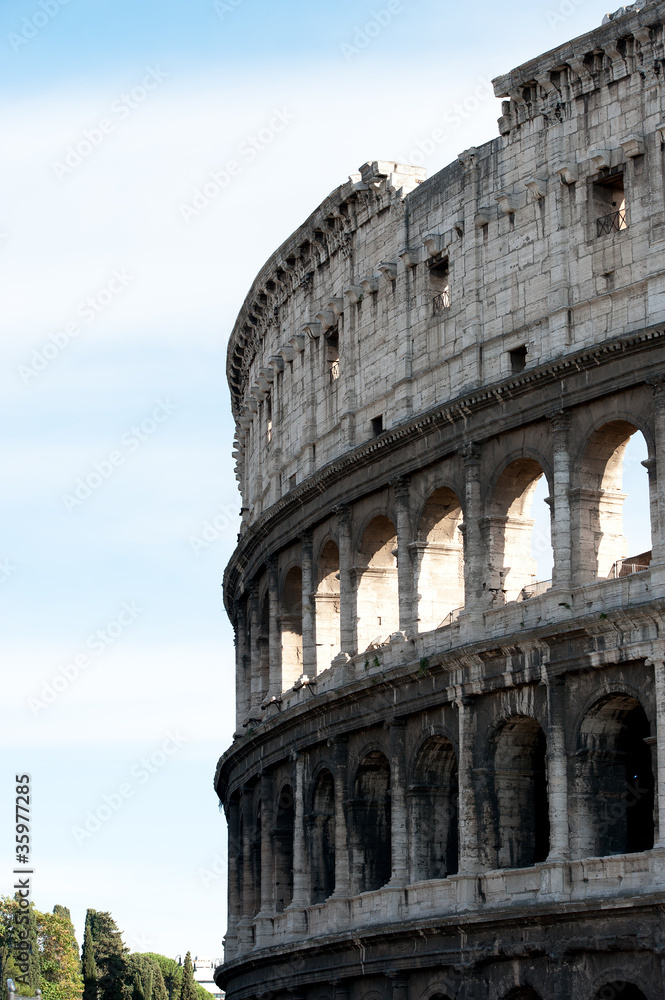 the Colosseum Rome , Italy