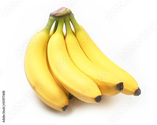 Bananas isolated on white background